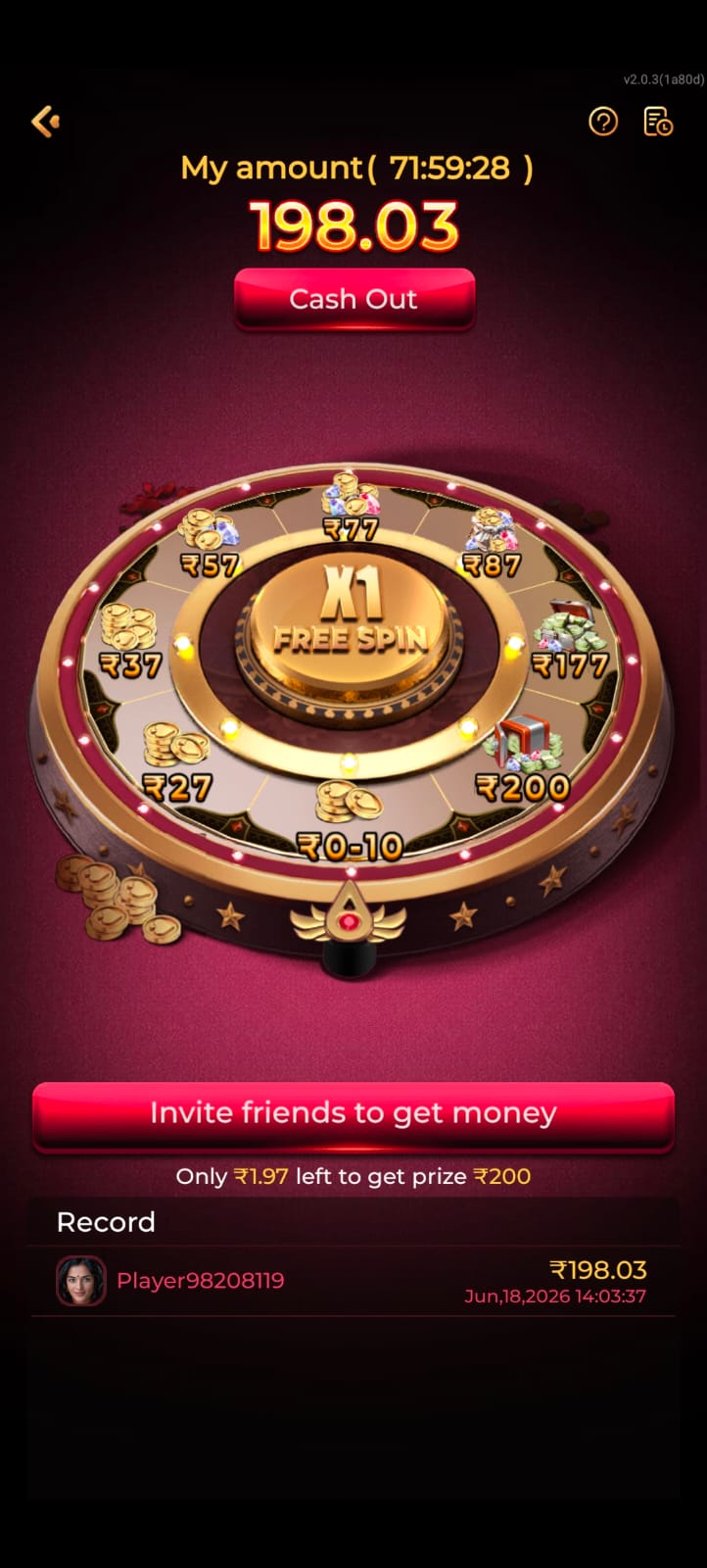 in7 game bonus